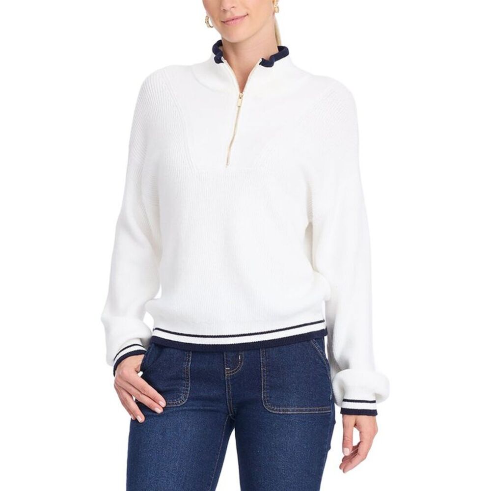 Draper James Womens  Quarterzip Sweater